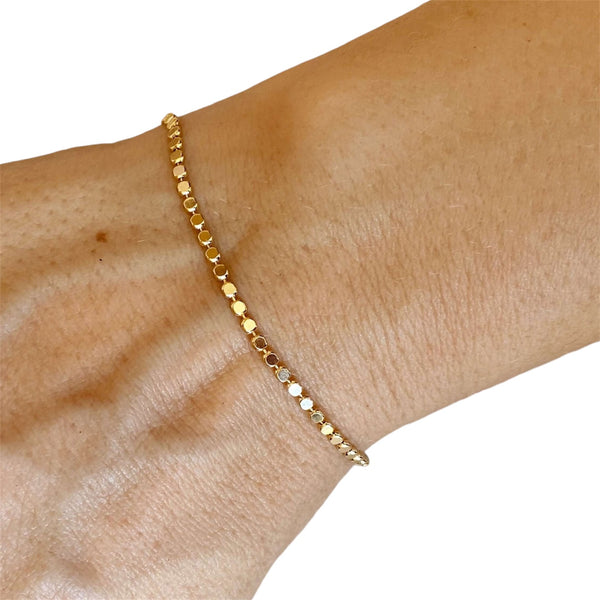 Gold Filled Dot Bracelet